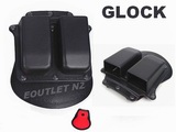 Q.R.2 Double Magazine Pouch Paddle Holster For GLOCK