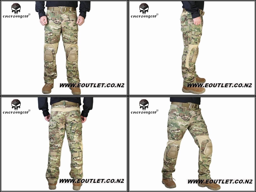 EMERSON G2 Tactical Combat Pants with Knee Pads Set Multicam