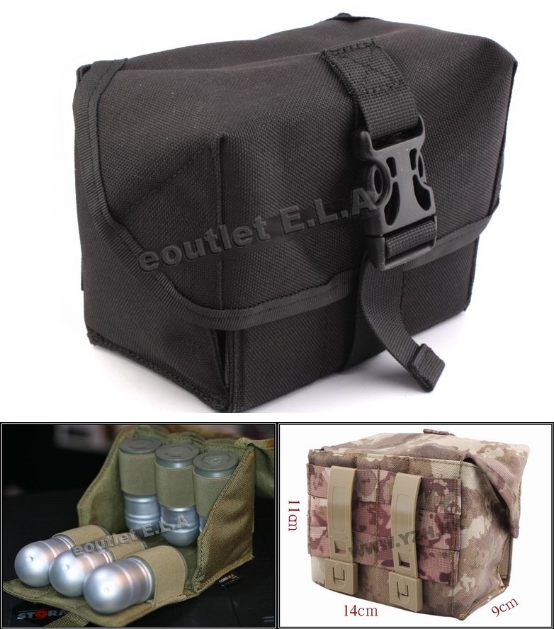 Tactical MOLLE Sixpack 40MM Grenade Pouch 2COLOURS