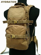 Tactical Utility MOLLE Hydration Water Backpack Ver.A CB