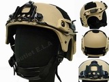 IBH Helmet with NVG Goggle Mount & Side Rails Tan