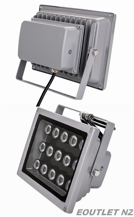 IR 940nm 15LED Array Infrared Illuminator IP67 Night Vision CCTV