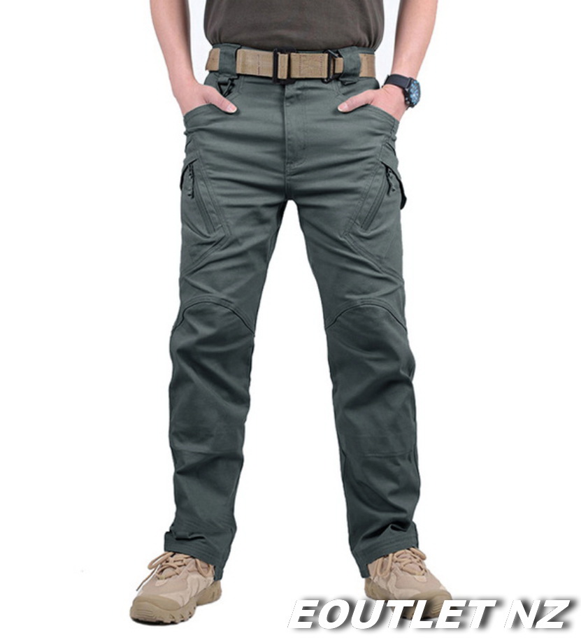 IX9 Tactical Combat Cargo Pants Ripstop OD Olive Drab