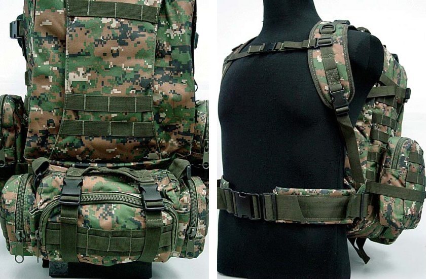 USMC LARGE Tactical Assault Hunting Backpack DWOOD
