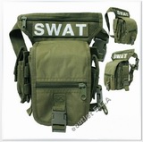 SWAT TACTICAL LEG & WAIST BAG - OD OLIVE A.Ver