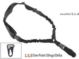 P.D LQE One Point Bungee Sling Black