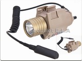 M6 QD LED Weapon Flashlight & Laser Sight 300 Lums TAN DARK EART
