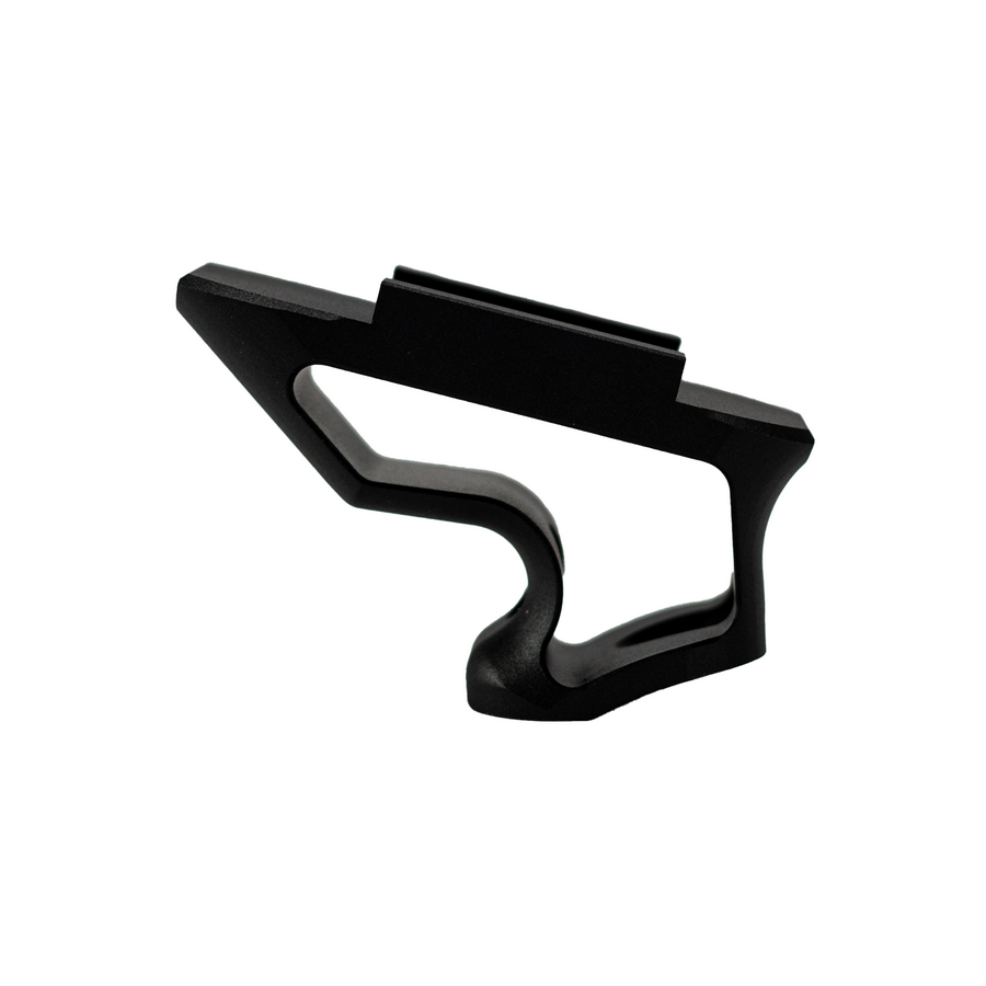 Metal CNC Picatinny Short Angled Grip Black