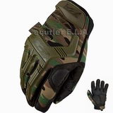 M.P. ARMORED Full Finger Tactical Gloves WOODLAND