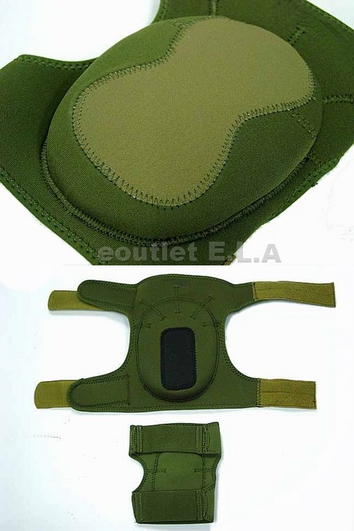 Tactical Neoprene Knee & Elbow Pads Olive Drab OD