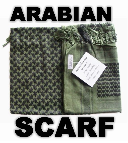 *VERY HOT!!!* ARABIAN Scarf Shemagh OD Olive Drab