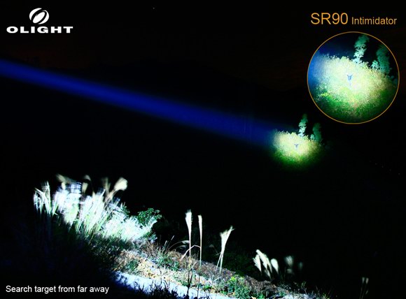 Olight SR90 Intimidator SST-90 2200 Lumens LED Flashlight