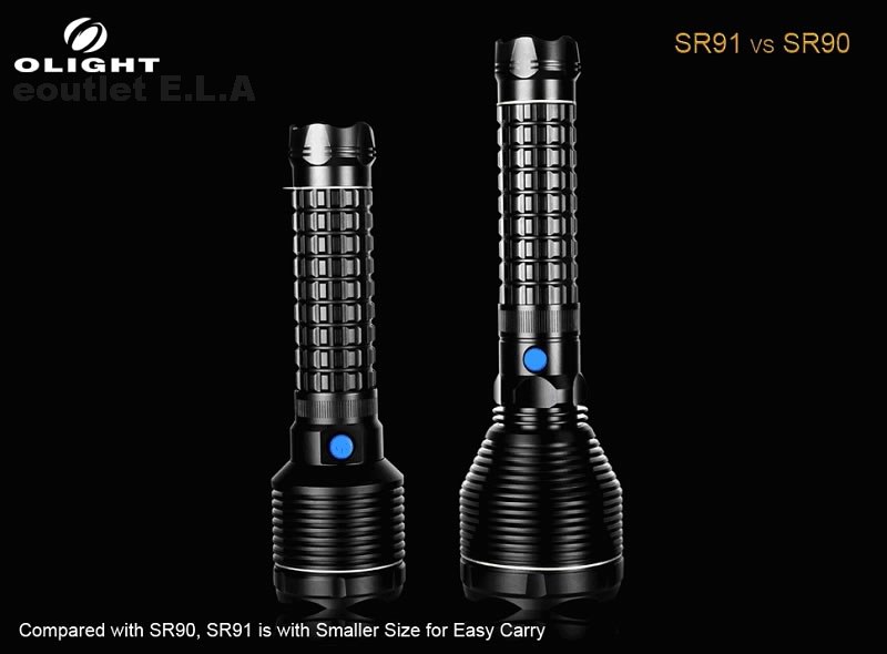 Olight SR91 Intimidator SST-90 1500 LED Flashlight