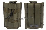 MOLLE Tactical Open Top Single Magazine Pouch OD