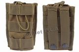 MOLLE Tactical Open Top Single Magazine Pouch Tan