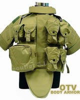 OTV Body Armor Tactical MOLLE Vest - Coyote TAN