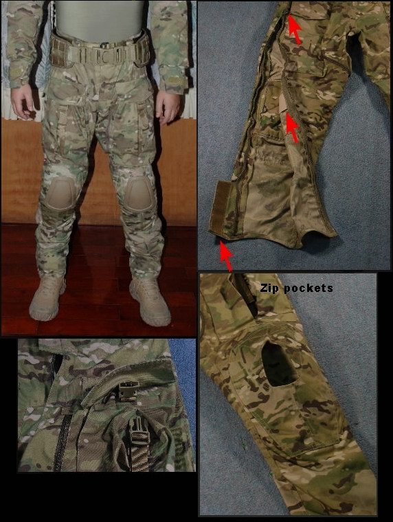 Multicam Combat Pants Trousers -Extreme Tactical!- L