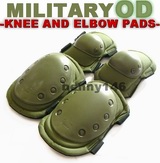 MILITARY OD Tactical CORDURA KNEE & ELBOW PADS