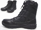 QUALITY! Tactical Military SWAT Zipper Boots [BK]