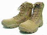 QUALITY! Tactical Military SWAT Zipper Boots [TAN]
