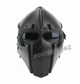 RONIN Style Tactical Deluxe Mask Helmet w/3 LENS Black