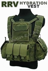 RRV Recon Combat Vest w/Hydration Pouch OD