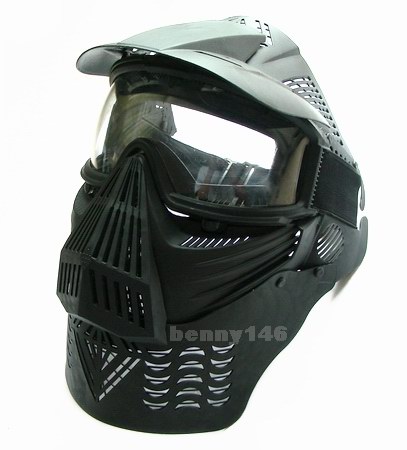 Full Face Protection Mask Lens Version & w/ Neck protect
