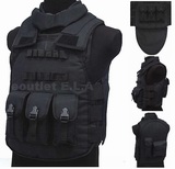 SDU LEVEL 4 Body Armor Assault Tactical Vest BLACK
