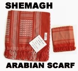 *VERY HOT!!!* SHEMAGH Arabian Scarf RED WHITE