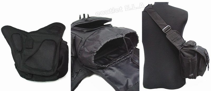 Shoulder Tactical Jumbo V.Pack Bag A GRADE BK