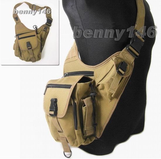 US FORCE COYOTE TAN Tactical Utility Shoulder Bag A.Ver