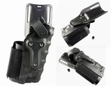 SLS 3280 Adjustable RH/LH Pistol Belt Holster BK