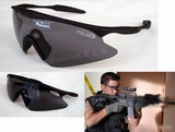 SWAT100 Police Shooting Glasses Sunglasses BLK