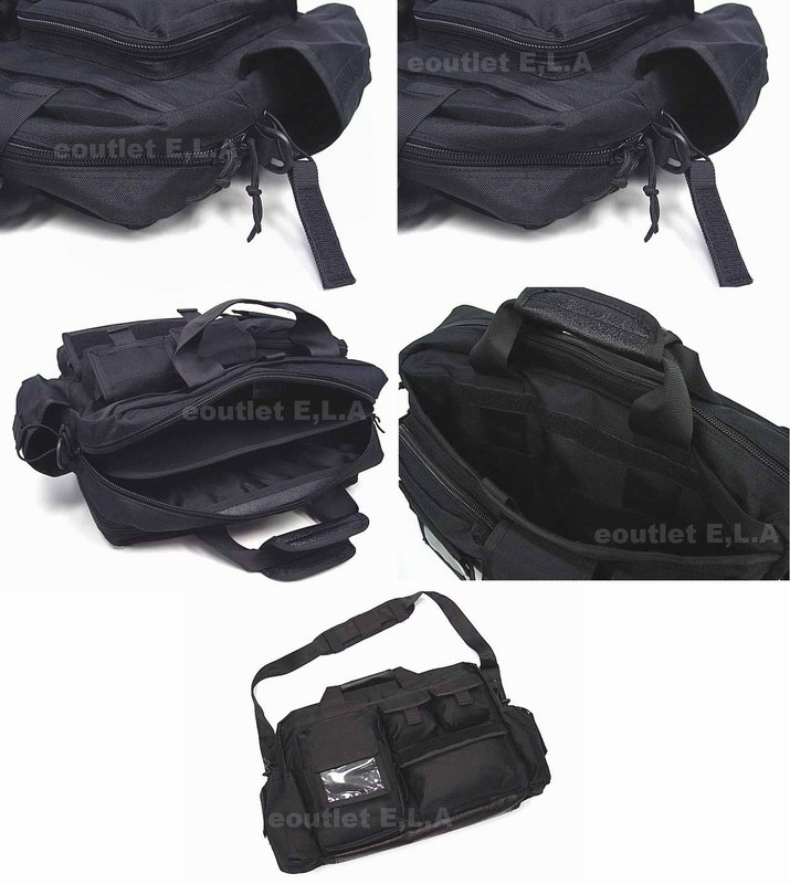TACTICAL Utility Briefcase / Shoulder Bag Black