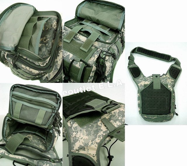 Tactical Shoulder Utility Gear Bag Milspec ACU