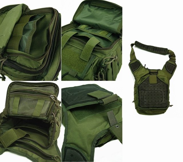 Tactical Shoulder Utility Gear Tool Bag Milspec OD
