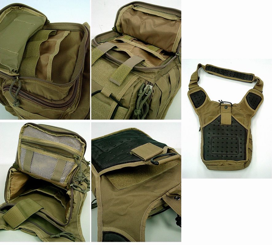 Tactical Shoulder Utility Gear Tool Bag COYOTE TAN