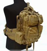 Tactical Shoulder Field Operation Slinger Bag 1000D Tan