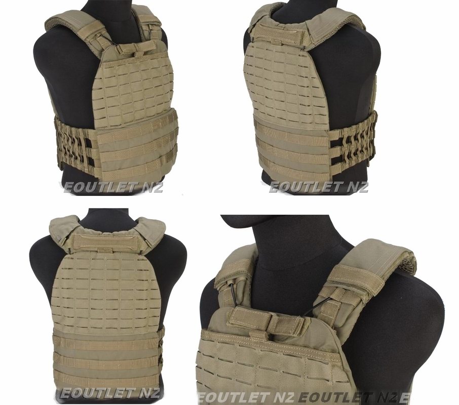 TF Tactical TacTec Style Plate Carrier & Crossfit Vest CoyoteTan