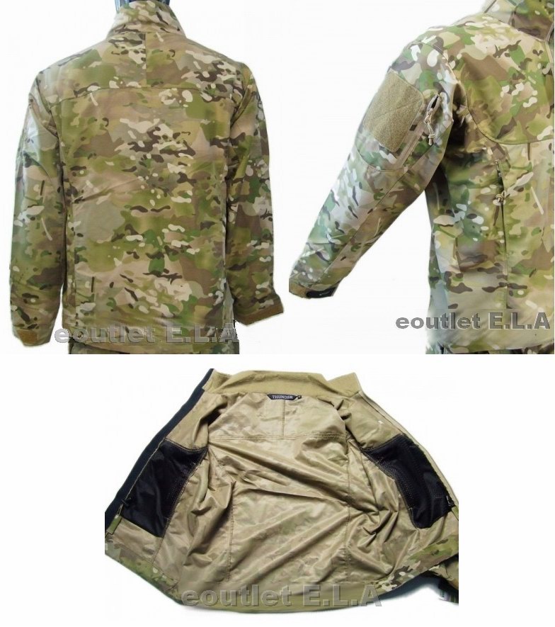 THUNDER Multicam Tactical Soft Shell Jacket - XL