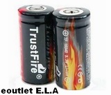 Trustfire Rechargeable 16340 CR123 3.7v Battery X2