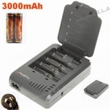 TrustFire TR-003 4ch Charger + 2x 18650 3000mAh PRO