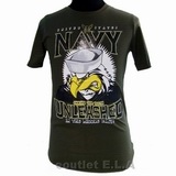 United States Navy UNLEASHED T-Shirt OD (L)