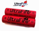 2x UltraFire 3.7V 18650 Rechargeable Battery 2600mAh PROTECTED R