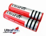 2x UltraFire 3000mAh 18650 Rechargeable Battery PRO