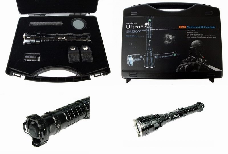 UltraFire M90 MC-E LED 4MODE Flashlight Torch MCE