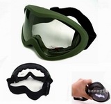 Police Special Force Type Tactical Goggles OD