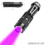 UV Ultra Violet 365nm Blacklight 1x AA Compact Flashlight Torch