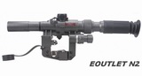 Vector Optics Dragunov 3-9x24 SVD Tactical Military Sniper Scope