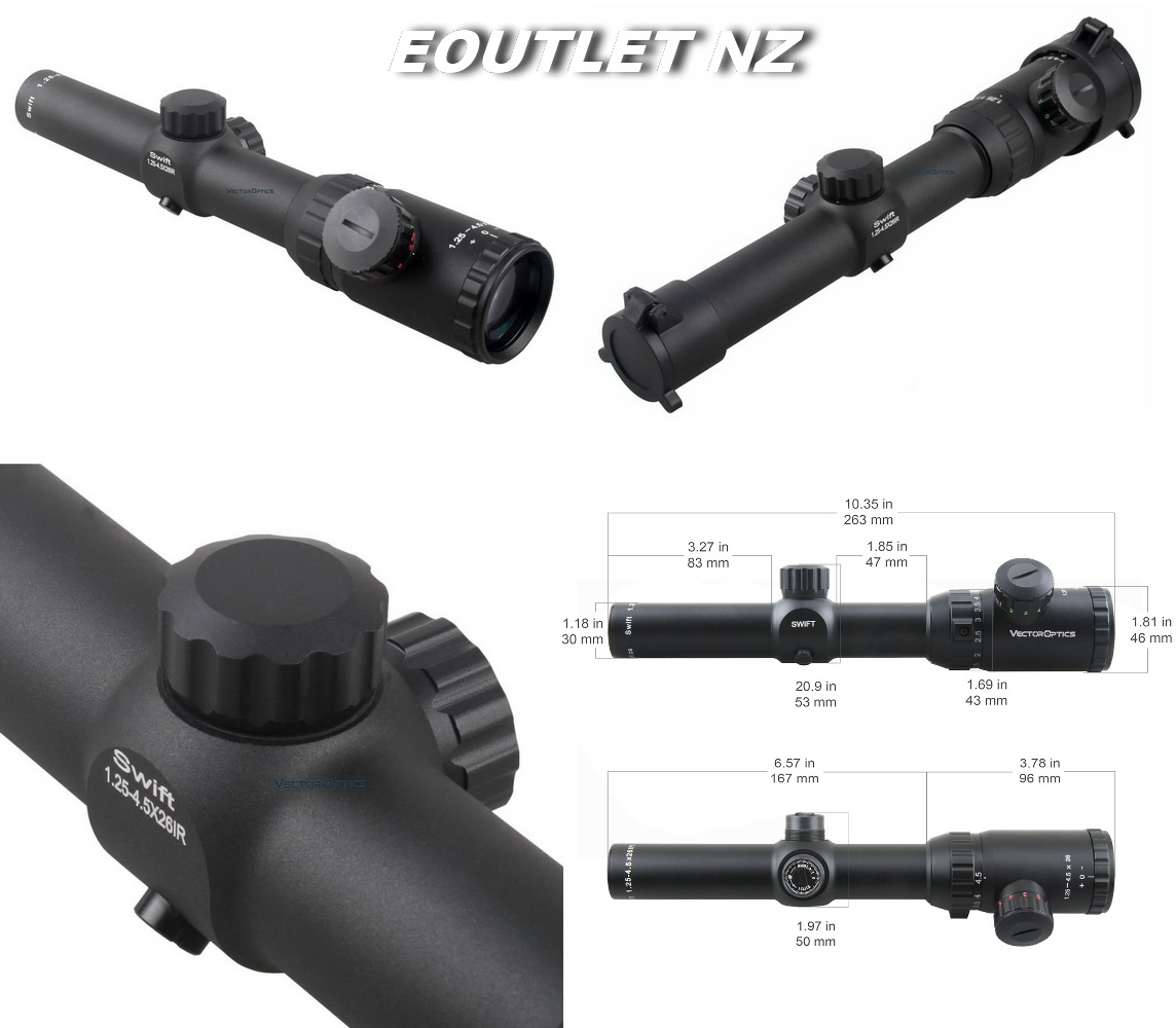 Vector Optics Swift 1.25-4.5x26 SFP Riflescope